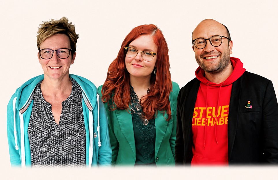 Drei Mitglieder der tax-ki-community